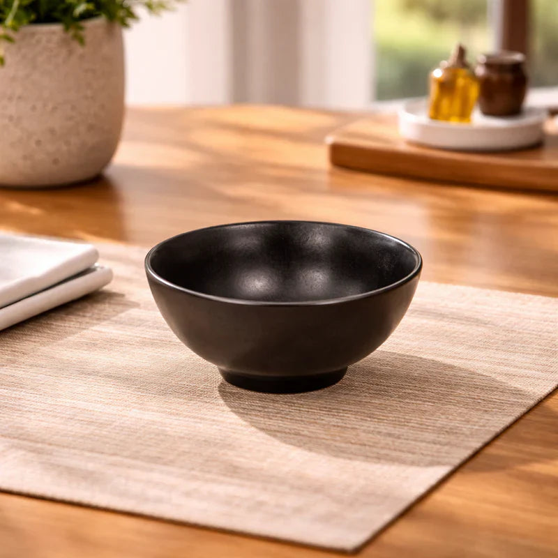 Danny Home Black Matt Dessert Bowl 11cm