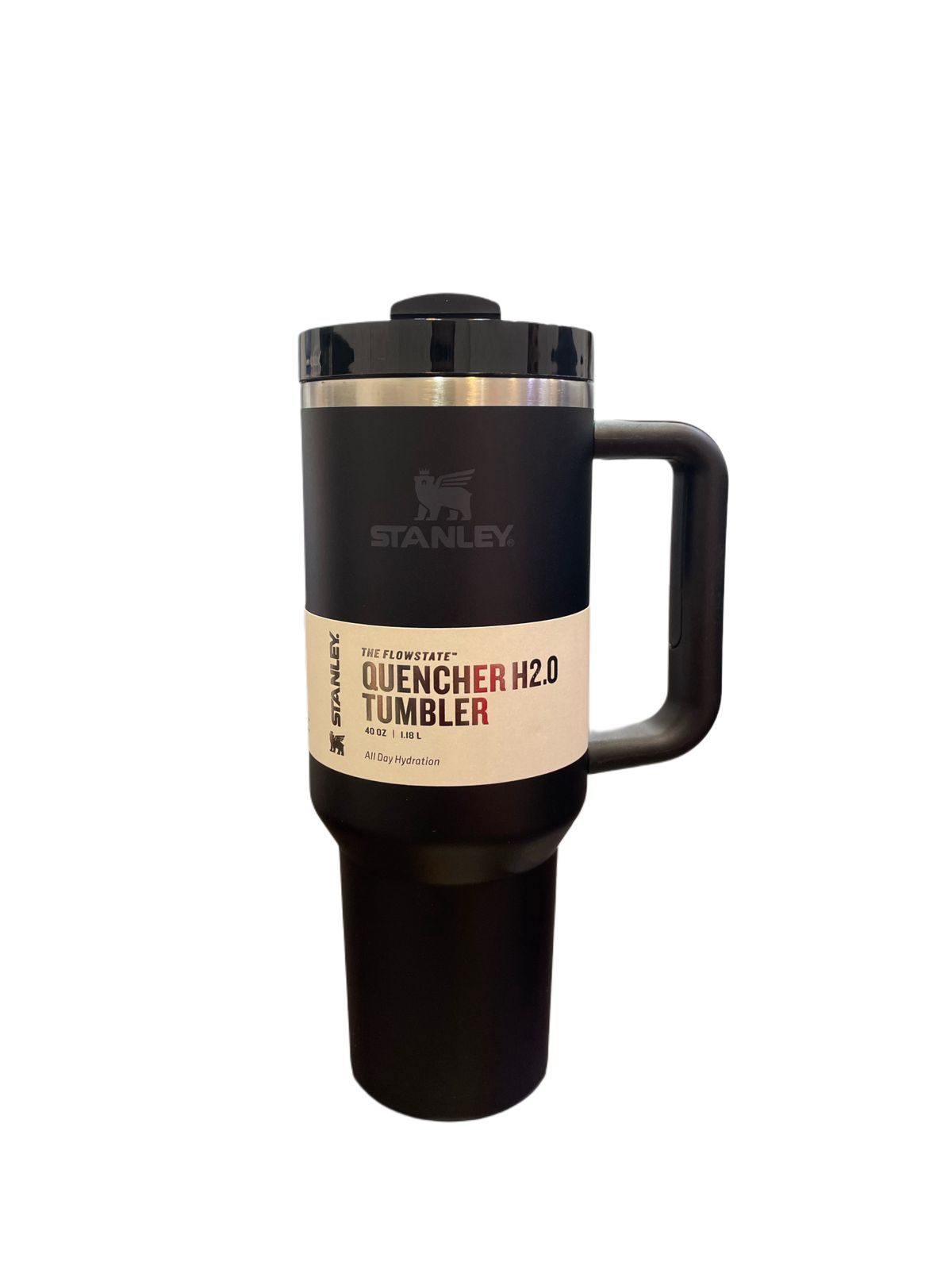 THE QUENCHER H2.0 FLOWSTATE- BLACK2.0 40 OZ