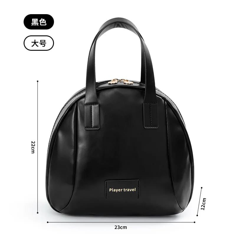 Handle-Top Cosmetic Bag