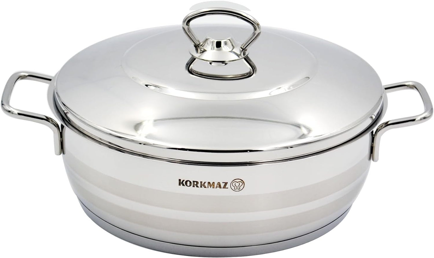 Korkmaz Astra Casserole (24cm)-Low