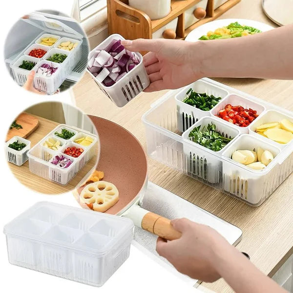 Vegetable box 6 partition