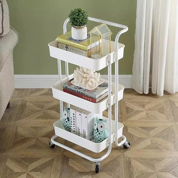 3 Tier Kitchen Storage Trolley Rack