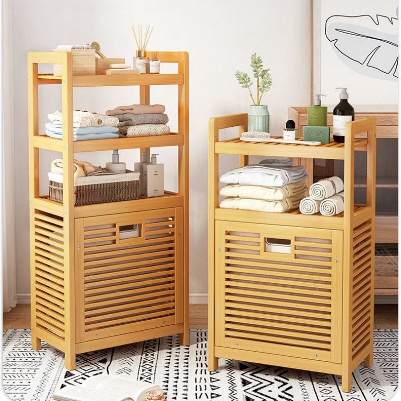 2-Tier Multi Bamboo Laundry Wooden