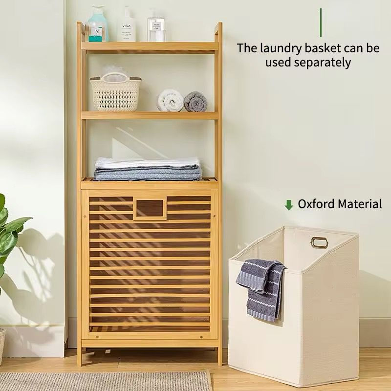 2-Tier Multi Bamboo Laundry Wooden