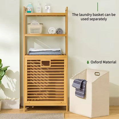 2-Tier Multi Bamboo Laundry Wooden