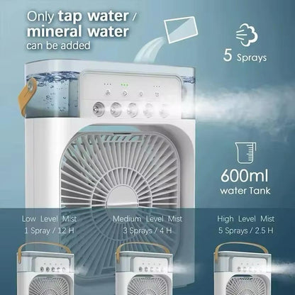 SPRAY HUMIDIFIER WATER COOLING FAN.