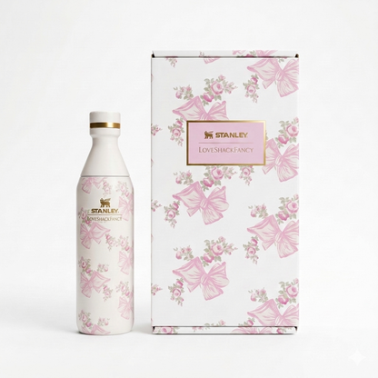 STANLEY X LOVESHACKFANCY ALL DAY SLIM BOTTLE 16OZ