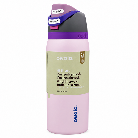 Owala 32oz Insulated Leak-Proof Water Bottle with Built-In Straw