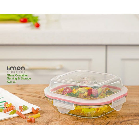 Limon Glass Container-520ML