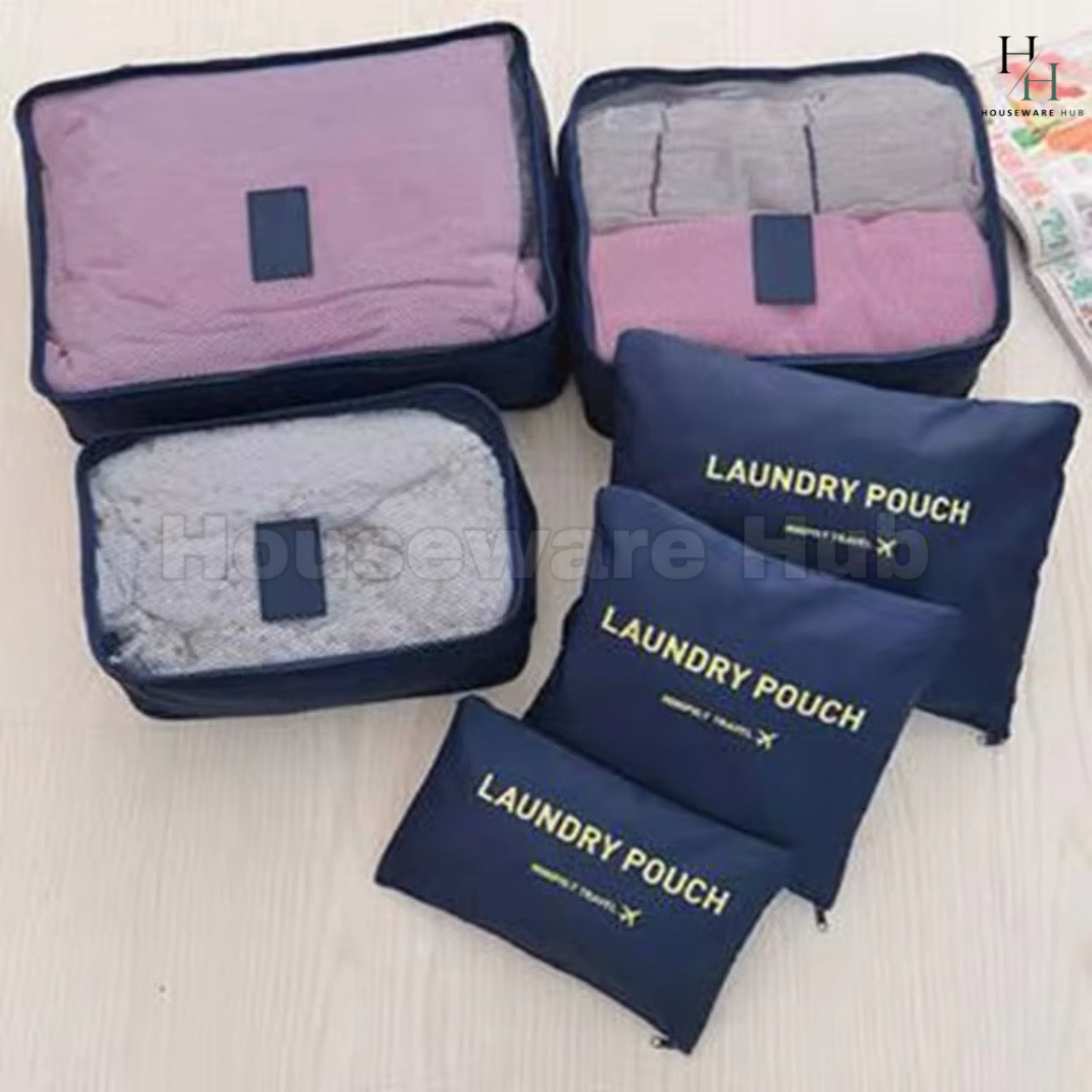 Travel Organizer Pouch-6 Piece Set