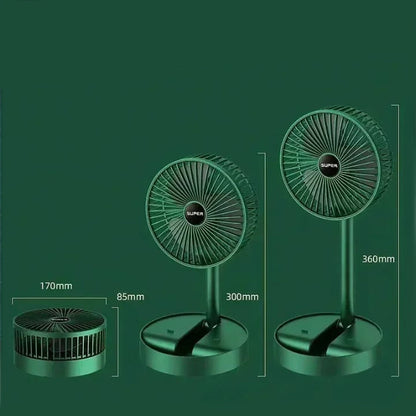 Rechargeable Electric Fan Mini Foldable