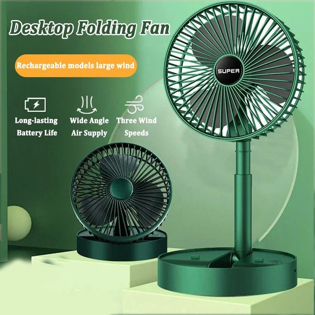 Rechargeable Electric Fan Mini Foldable