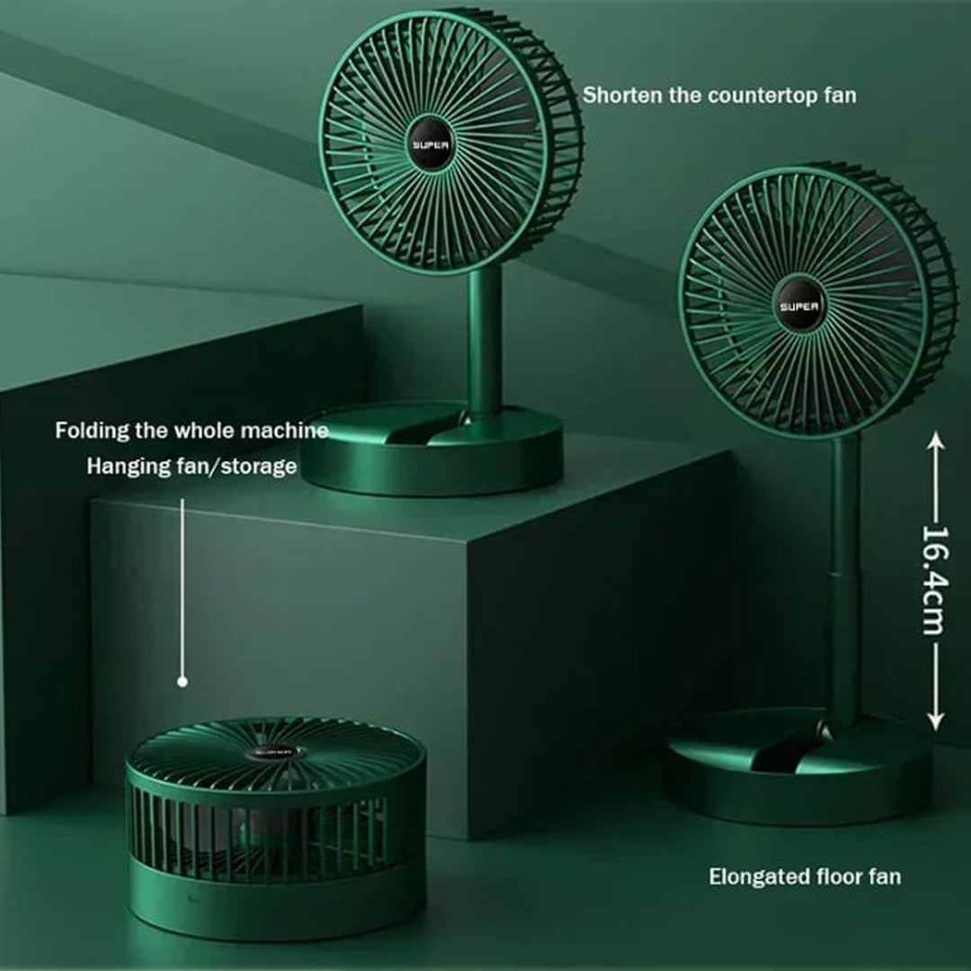 Rechargeable Electric Fan Mini Foldable
