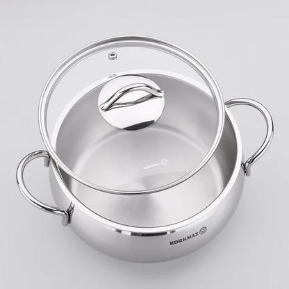 Korkmaz Tombik Casserole (24cm)-Low