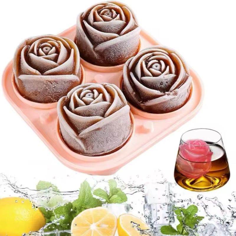 Rose Style Ice Cube Tray