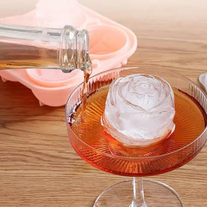Rose Style Ice Cube Tray