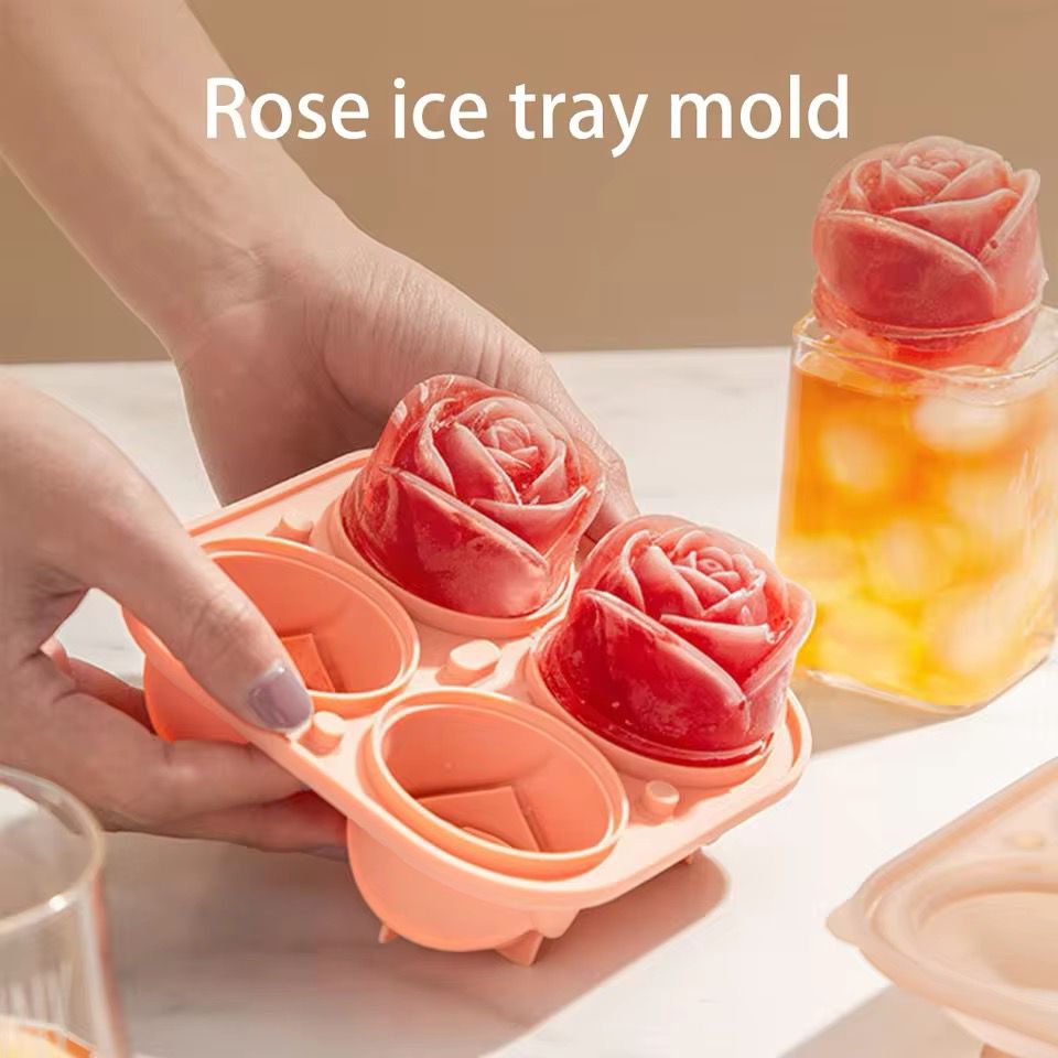 Rose Style Ice Cube Tray