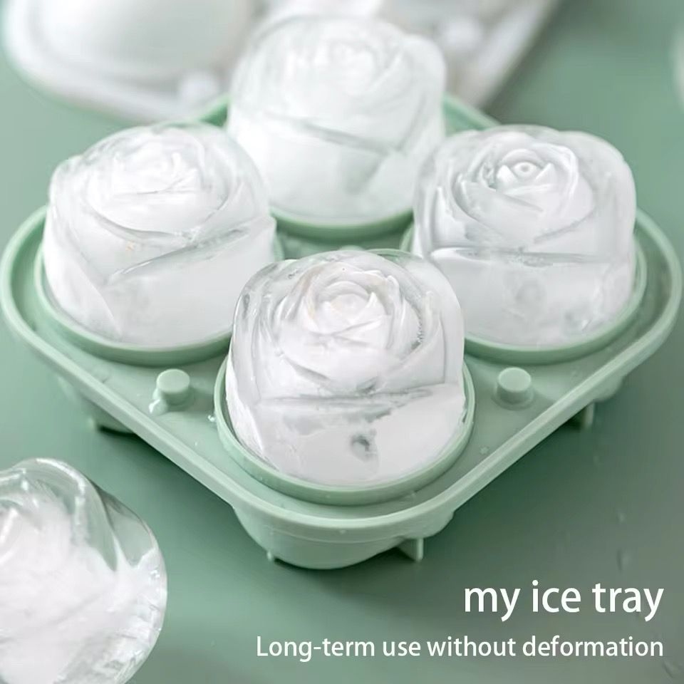 Rose Style Ice Cube Tray