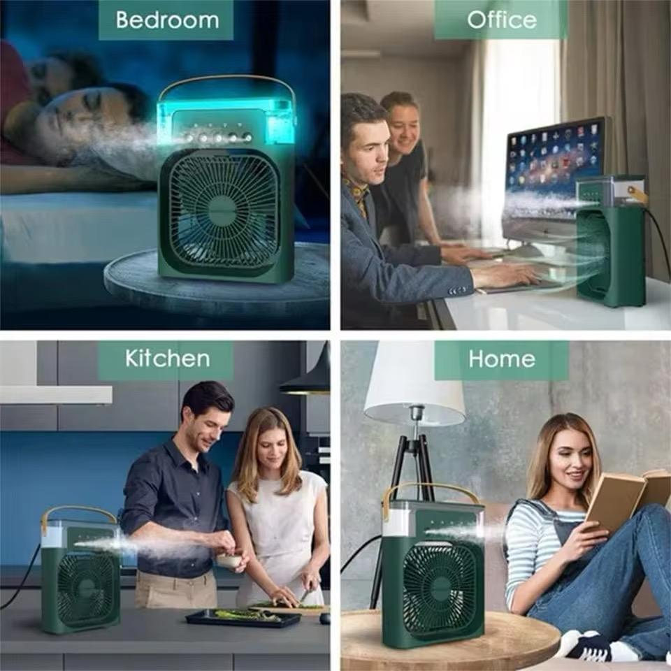 SPRAY HUMIDIFIER WATER COOLING FAN.