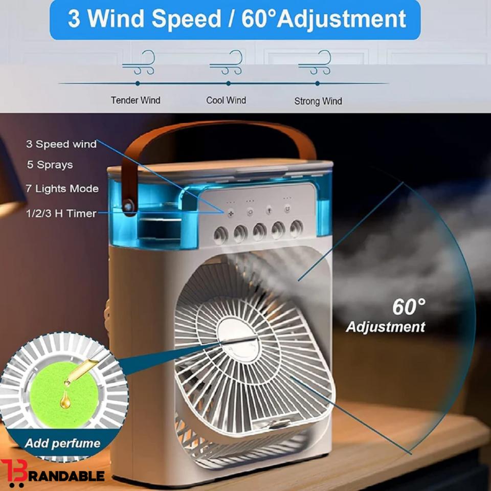 SPRAY HUMIDIFIER WATER COOLING FAN.