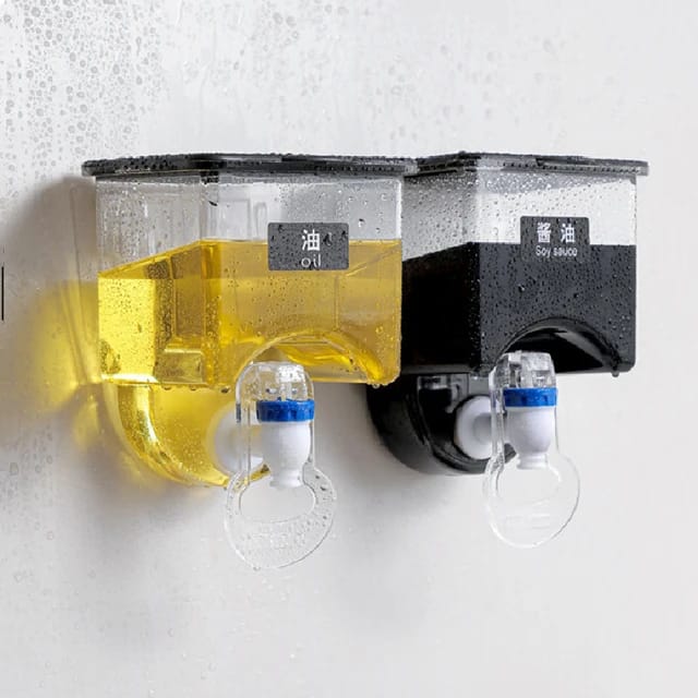 Kitchen Wall Mounted Storage Seasoning Oil Tank