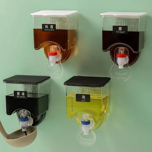 Kitchen Wall Mounted Storage Seasoning Oil Tank