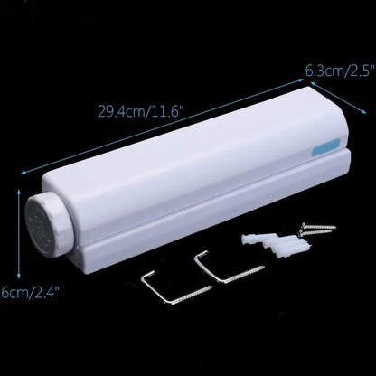 4-Line Retractable Clothesline Wall Mounted Laundry