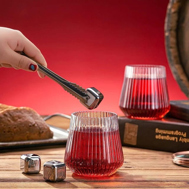 Vertical Wine Glass