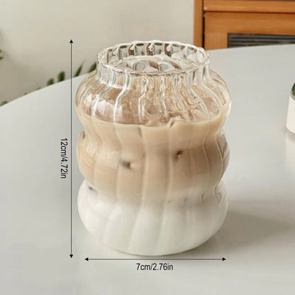Wavy Ribbed Coffee Glass-1 Piece
