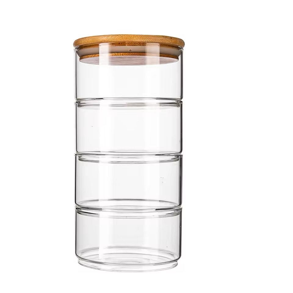 4 Layer Glass Container