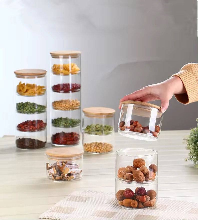 4 Layer Glass Container
