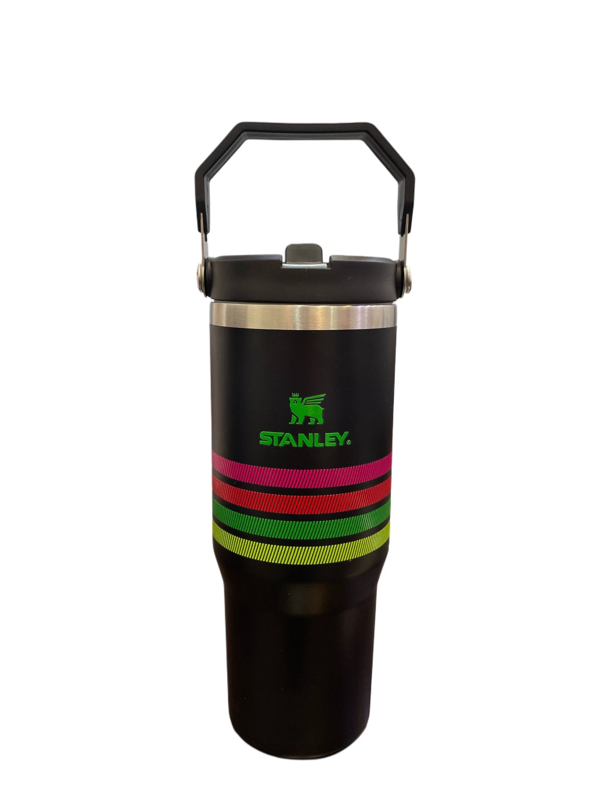 Stanley Iceflow Flip Straw 30 oz-Black Neon