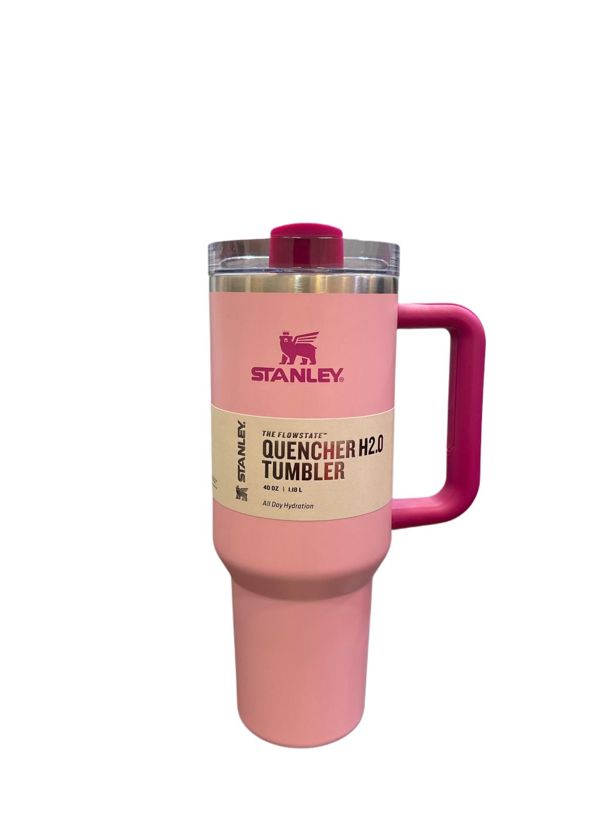 THE QUENCHER H2.0 FLOWSTATE- FLAMINGO 40 OZ