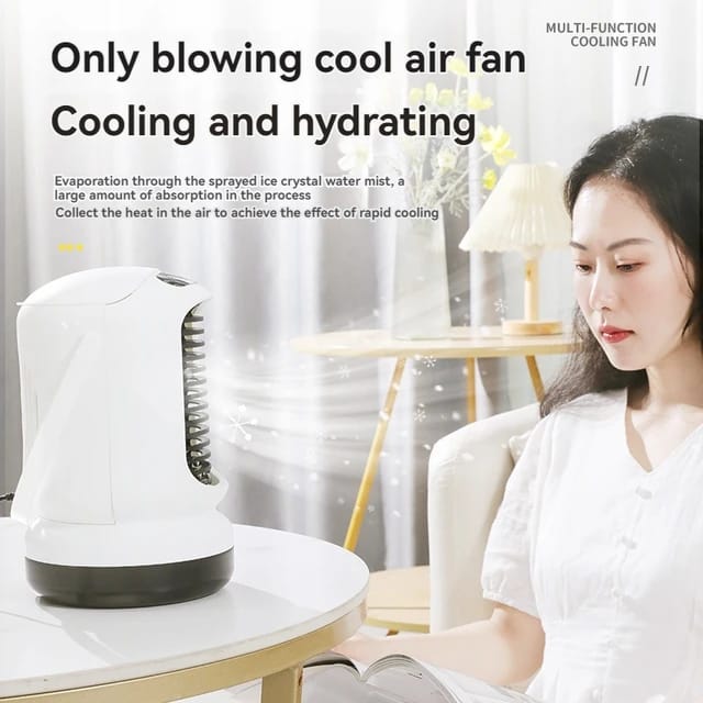 Nebulizing cooling fan, Breeze Flow Mini Air Cooler