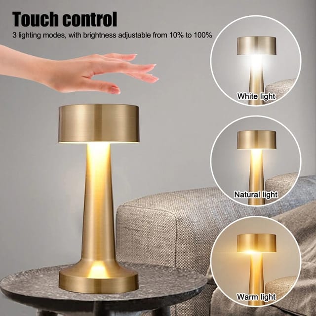 Rechargeable Portable LED Desk lamp Sensor
