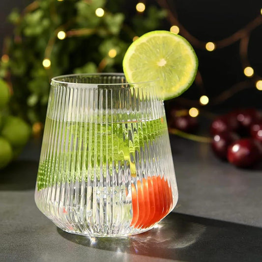 Vertical Wine Glass