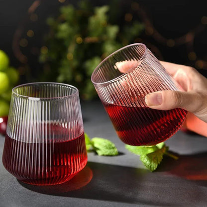Vertical Wine Glass