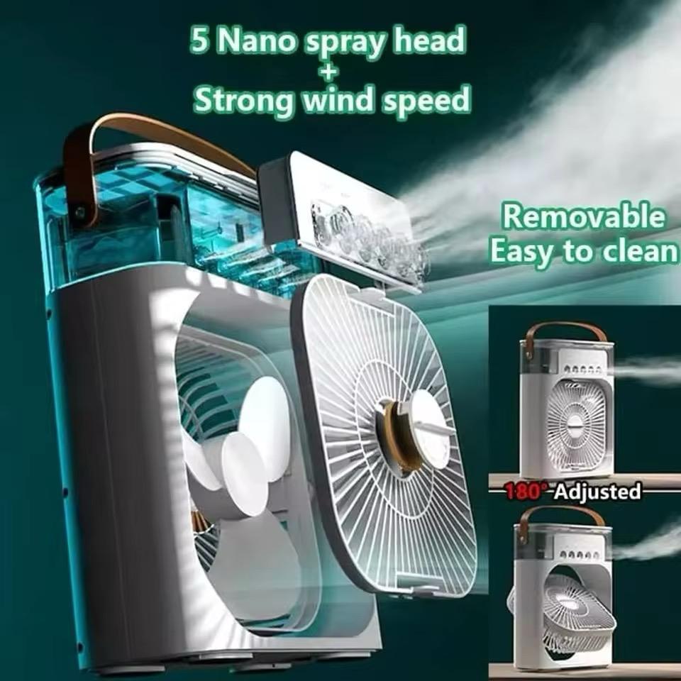 SPRAY HUMIDIFIER WATER COOLING FAN.