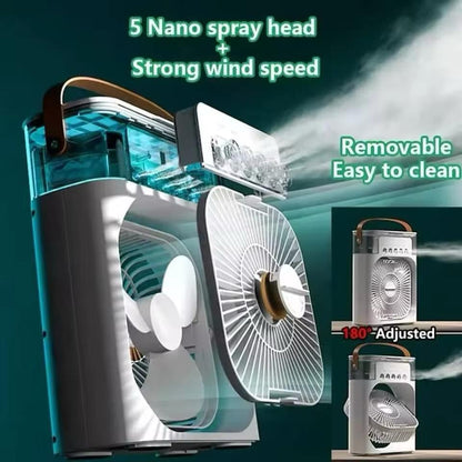 SPRAY HUMIDIFIER WATER COOLING FAN.