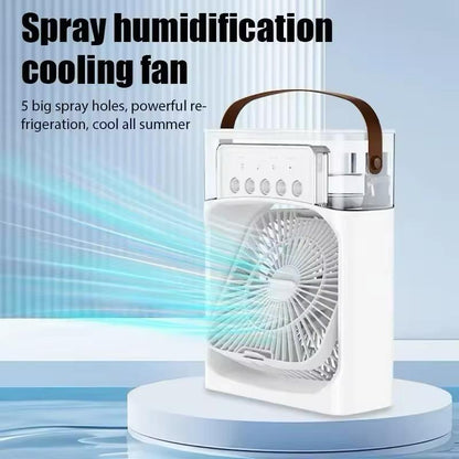 SPRAY HUMIDIFIER WATER COOLING FAN.