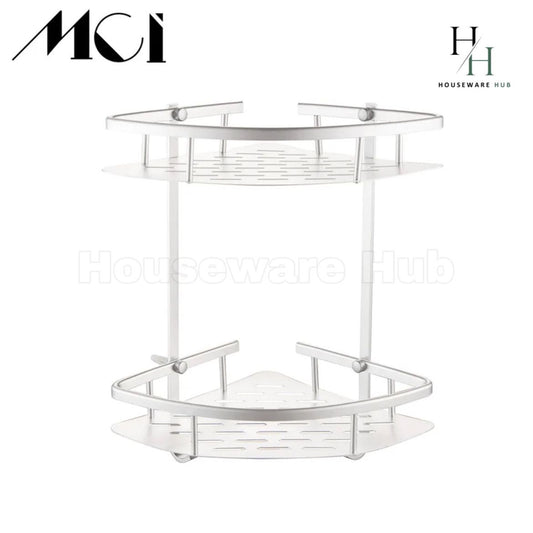 Shower bath holder 2 layer-Aluminium