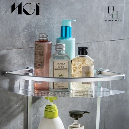 Shower bath holder 2 layer-Aluminium
