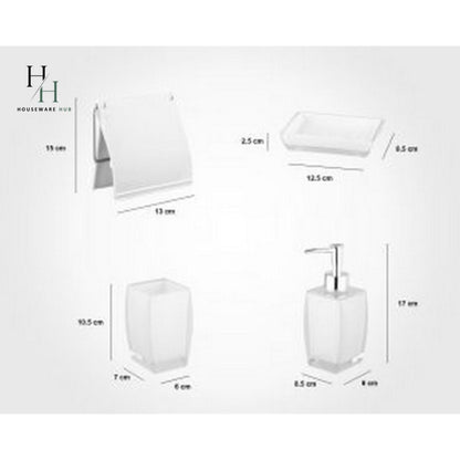Limon Classic Bathroom Set (6 Piece)