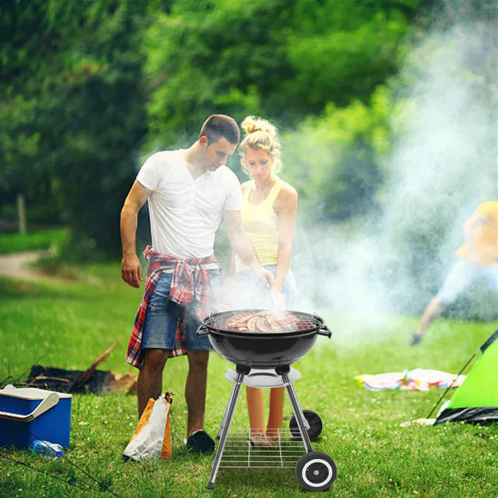 Apple Charcoal Stove BBQ Grill (18 inch)