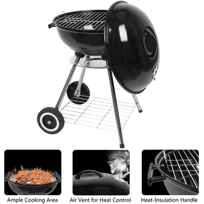 Apple Charcoal Stove BBQ Grill (18 inch)
