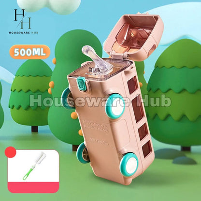 Bus-Style Water Bottle For Kids-500ML