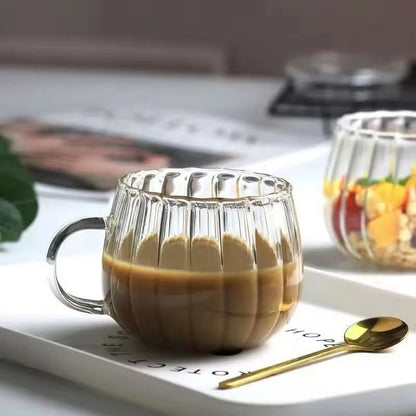 Pumpkin-Style Coffee Cup