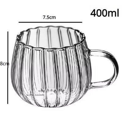 Pumpkin-Style Coffee Cup