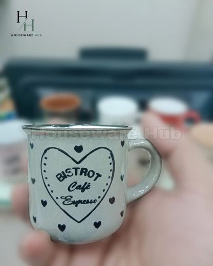 Mini Coffee Shots Cup-150ML -(6 Piece Set Mix Colour)