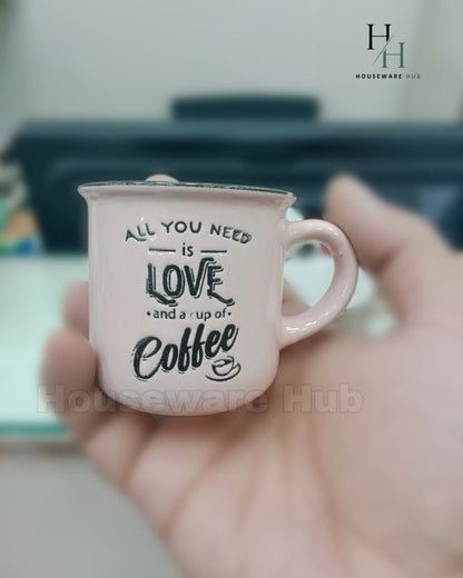 Mini Coffee Shots Cup-150ML -(6 Piece Set Mix Colour)